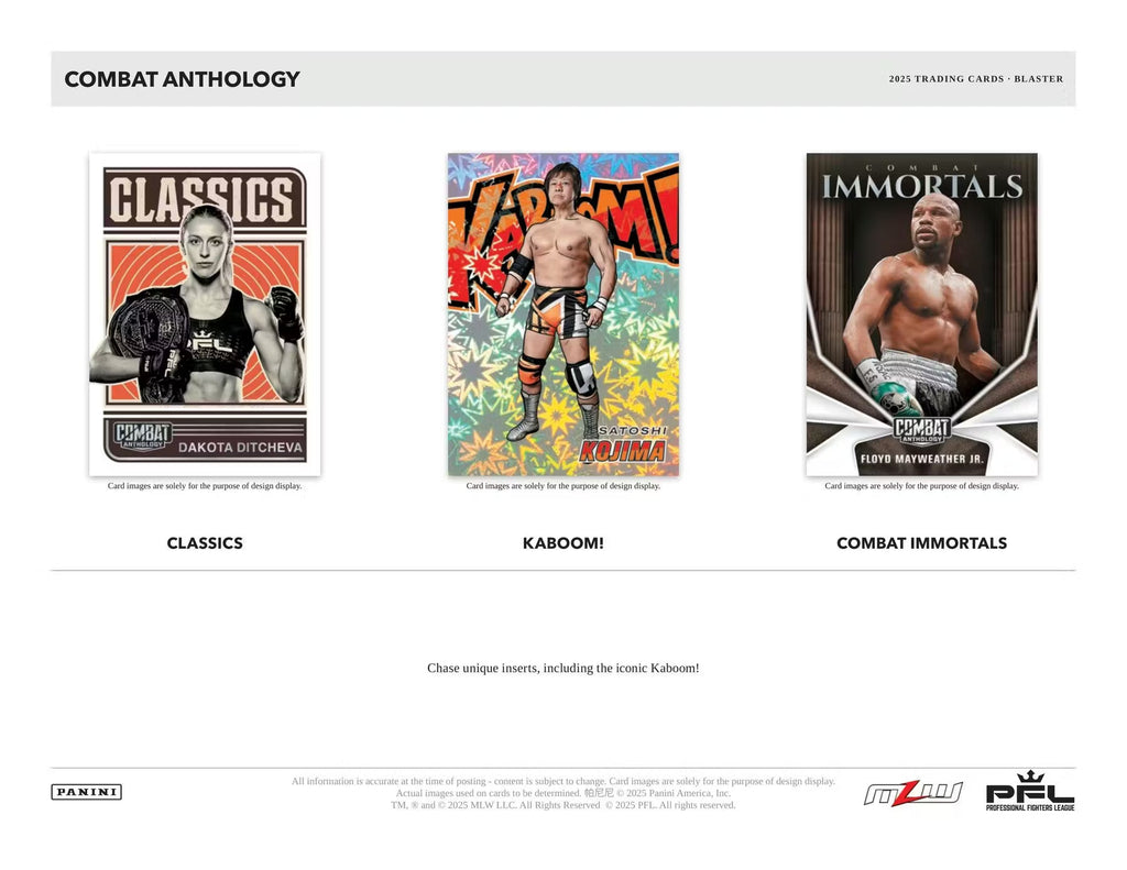 2025 Panini Combat Anthology Blaster Box