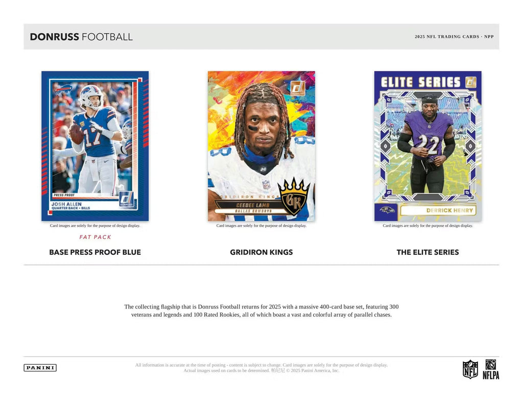 2025 NFL Donruss Football Mega Box