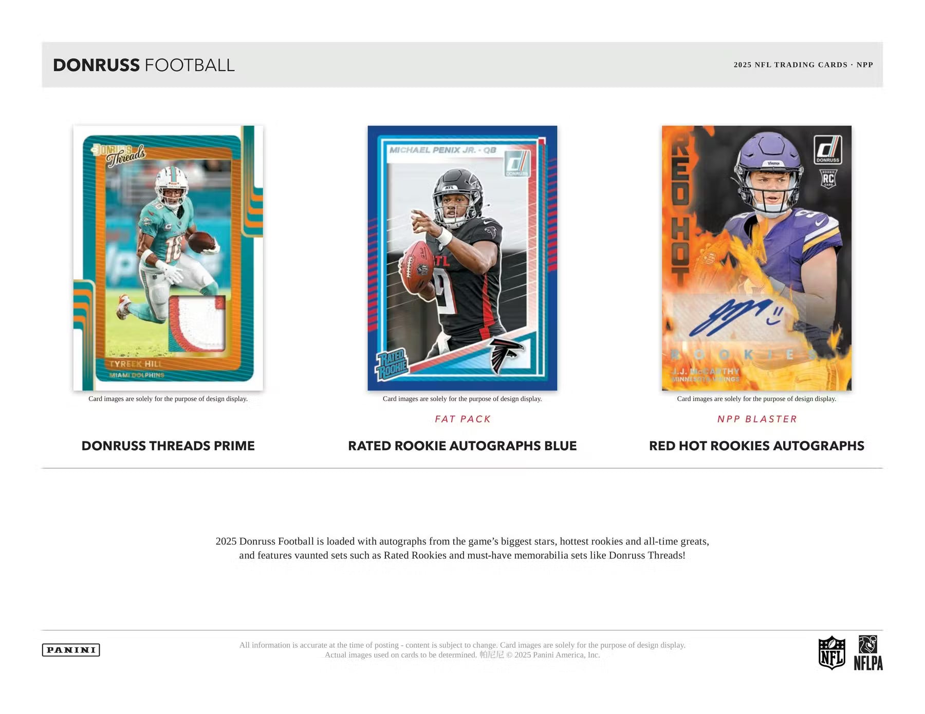 2025 NFL Donruss Football Mega Box