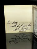 John Wooden Signed Ceramic Tile – Coast Savings "Pyramid of Success" – Authentic Autograph