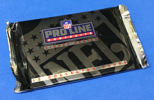 1991 Pro Line Portraits Signet Series NFL Football - 12 Packs