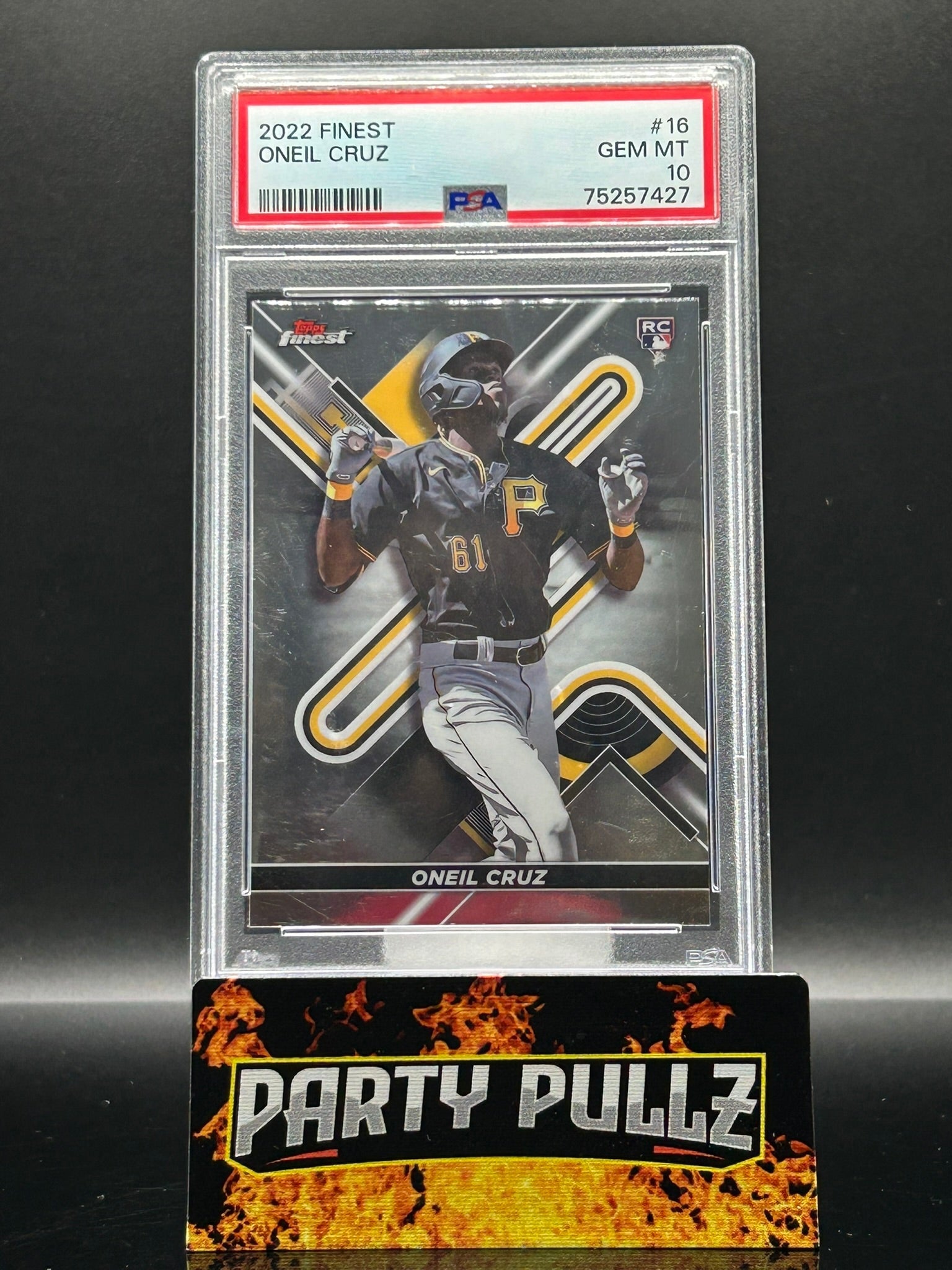 2022 Topps Finest Oneil Cruz #16 RC – PSA 10 Gem Mint