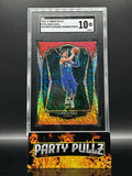 2020-21 Panini Select LaMelo Ball Red/White/Orange Shimmer Prizm #183 – SGC 10 Gem Mint