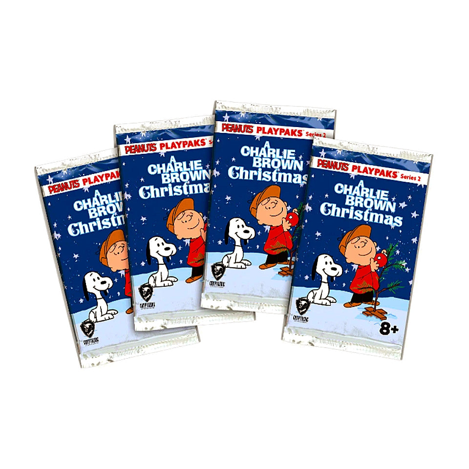 2025 Cryptozoic Peanuts Playpaks: A Charlie Brown Christmas 24 Pack Gravity Feed Box